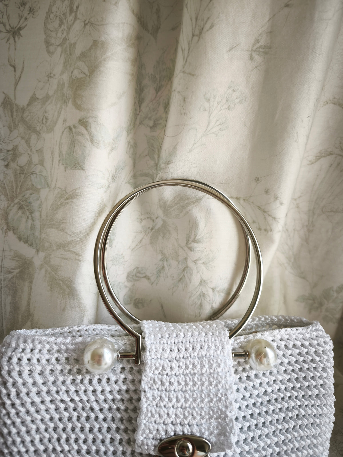 Small white purse