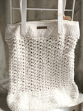 Off white cotton shopper