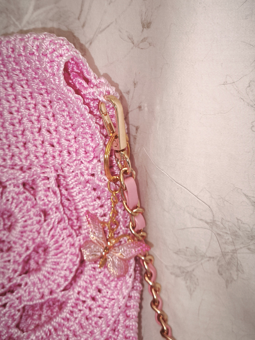 Pink clutch