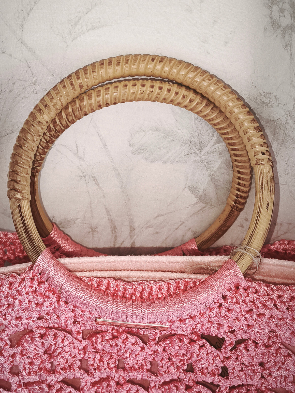 Pink handbag