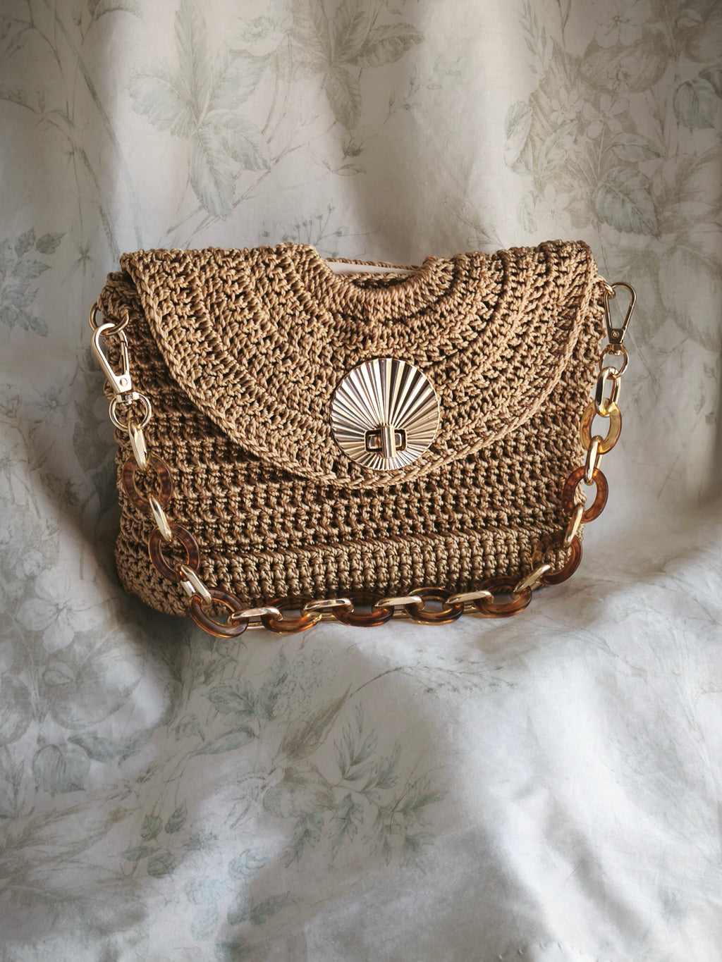 Little golden handbag