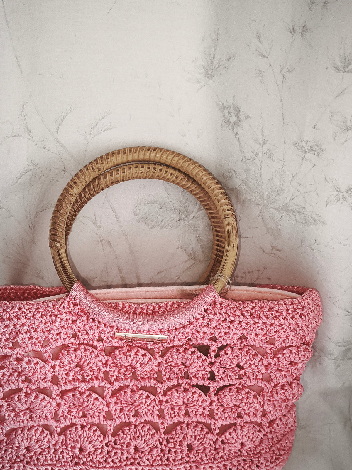 Pink handbag