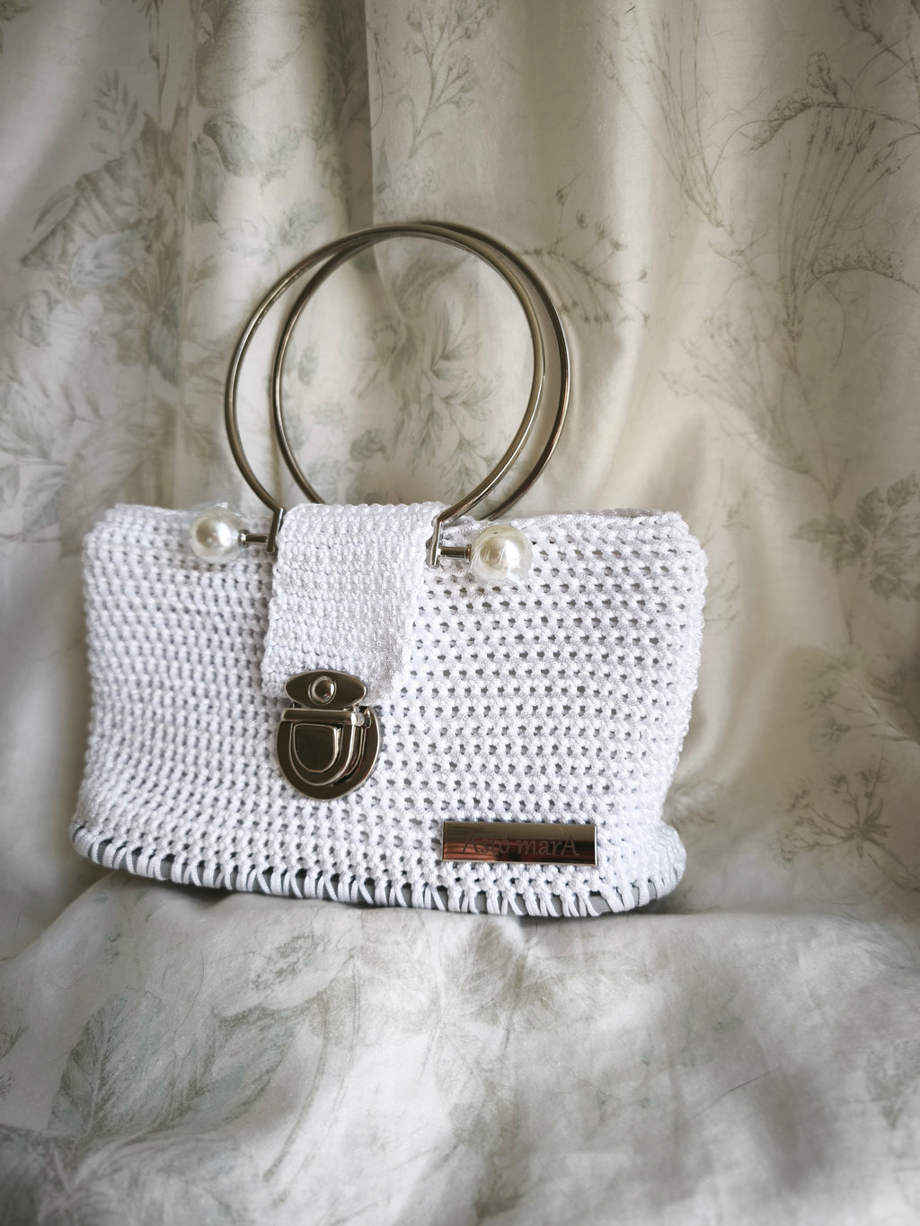 Small white purse