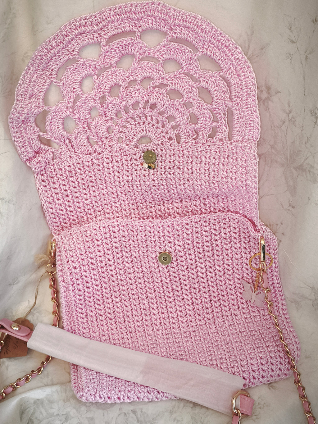 Pink clutch