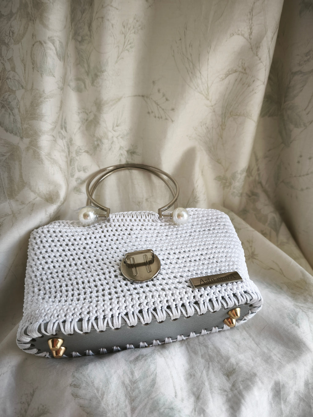 Small white purse