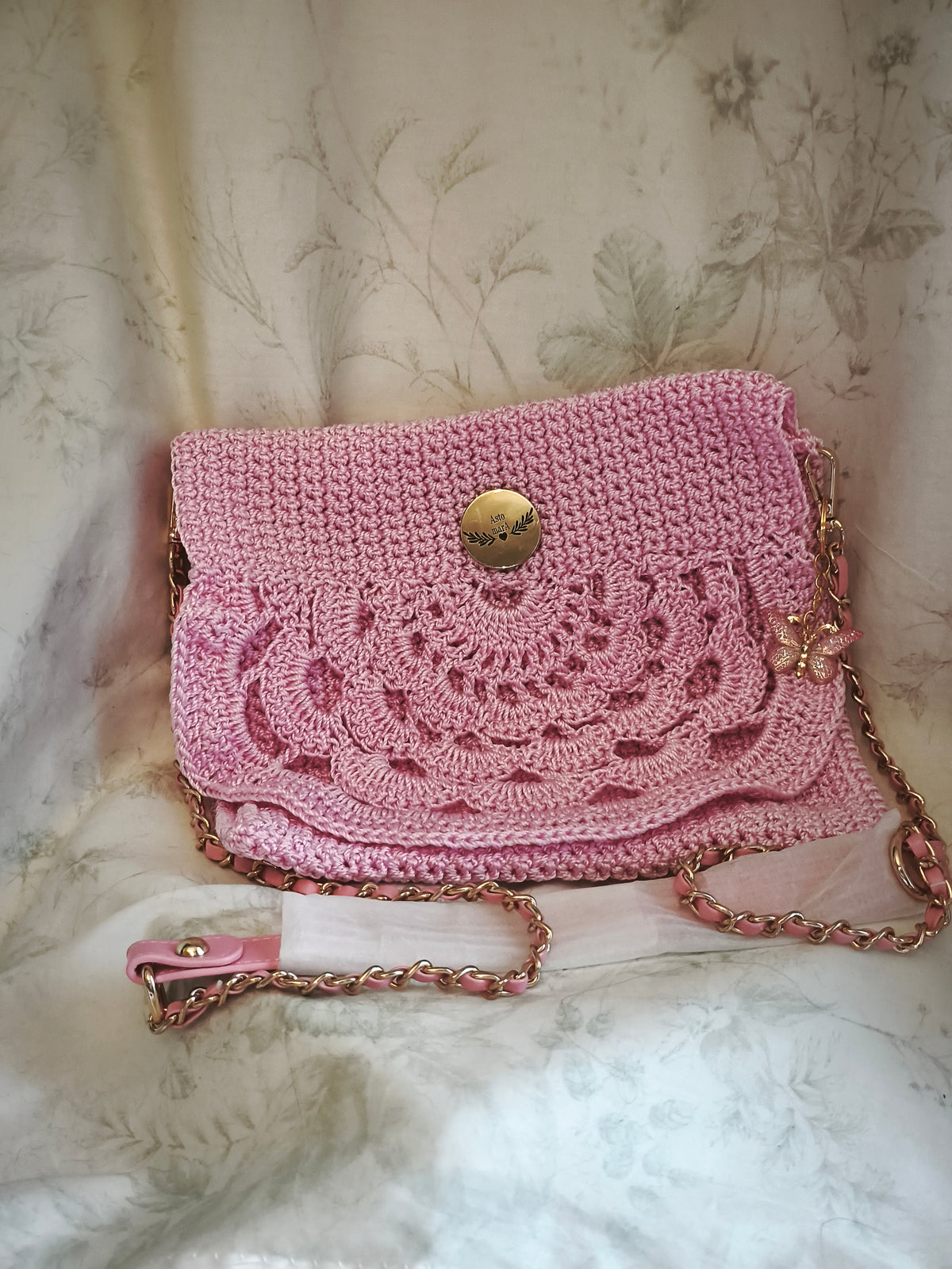 Pink clutch
