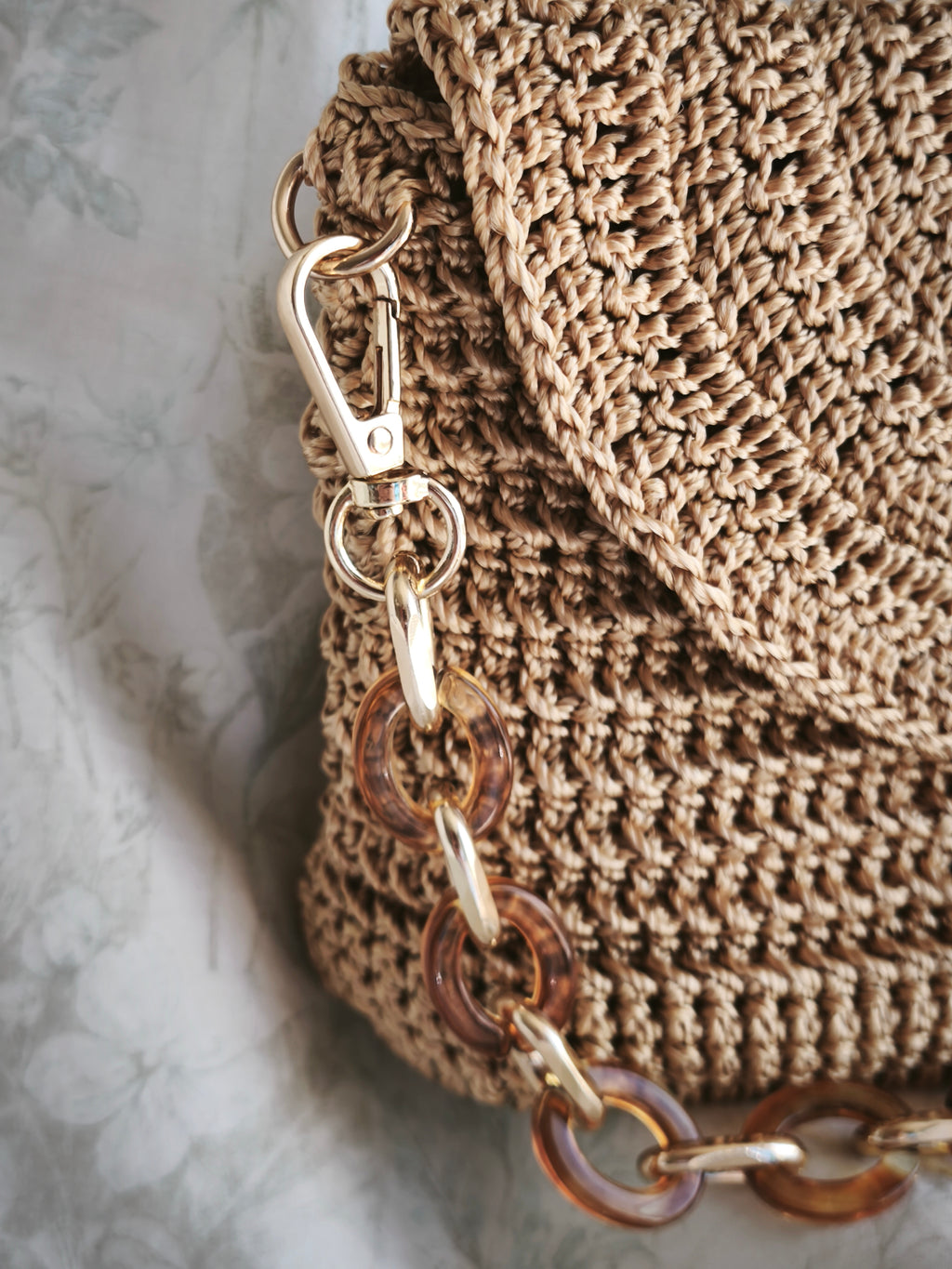 Little golden handbag