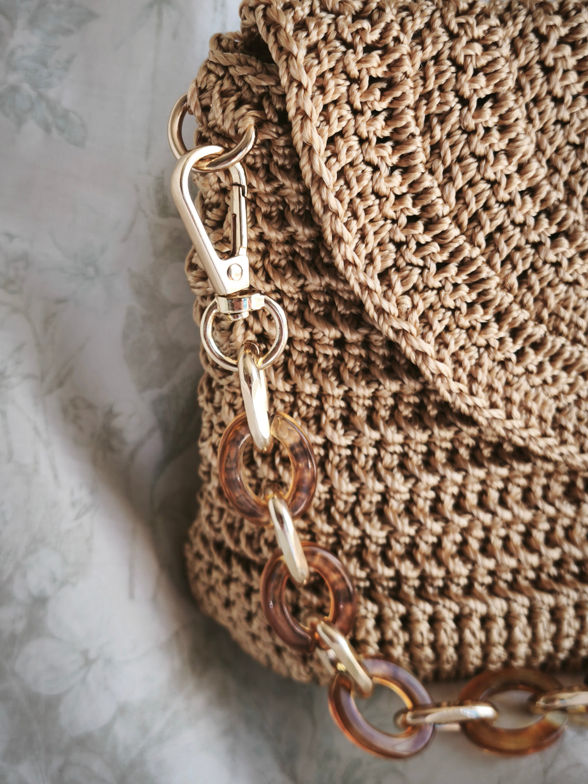 Little golden handbag