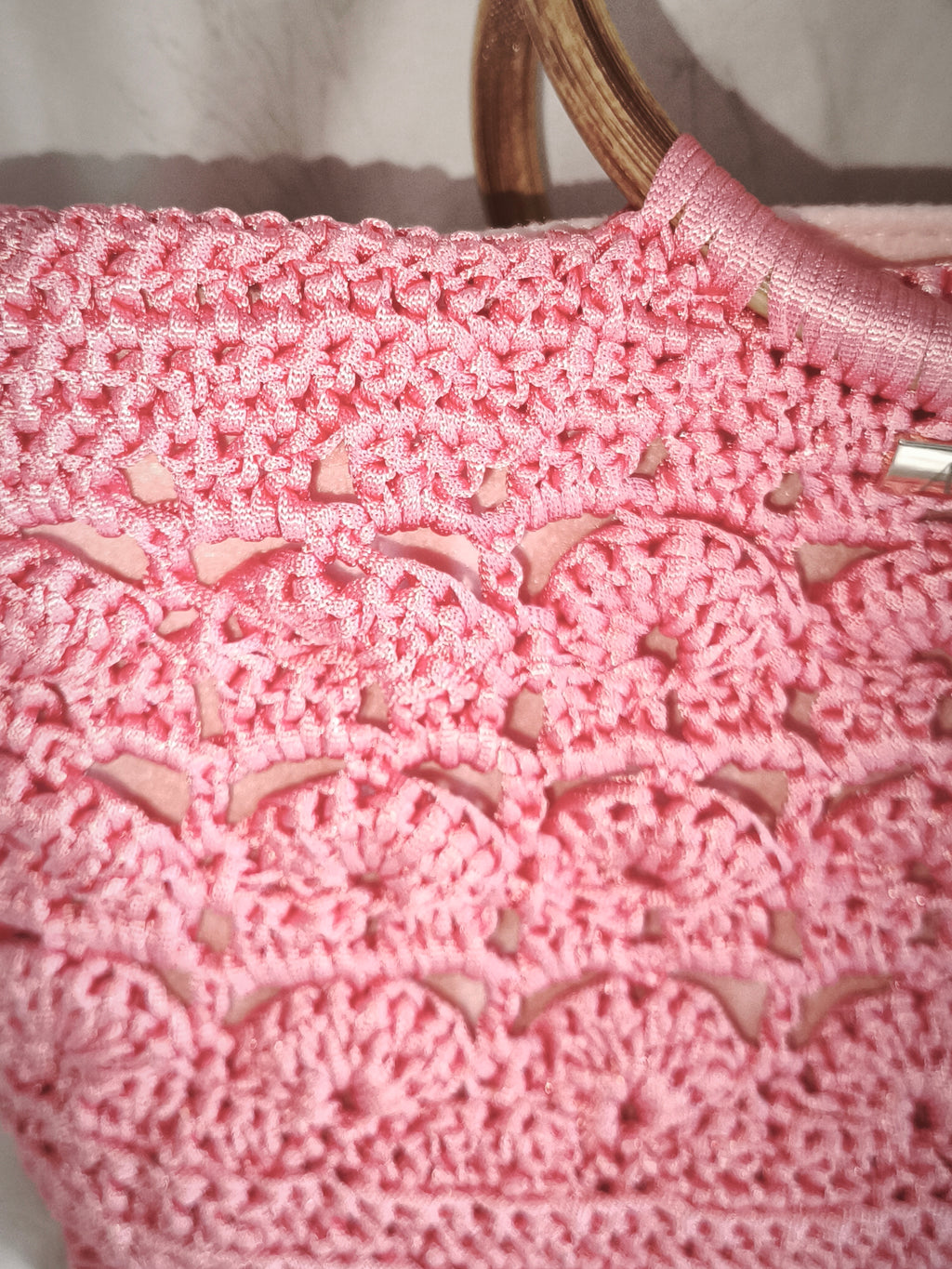 Pink handbag