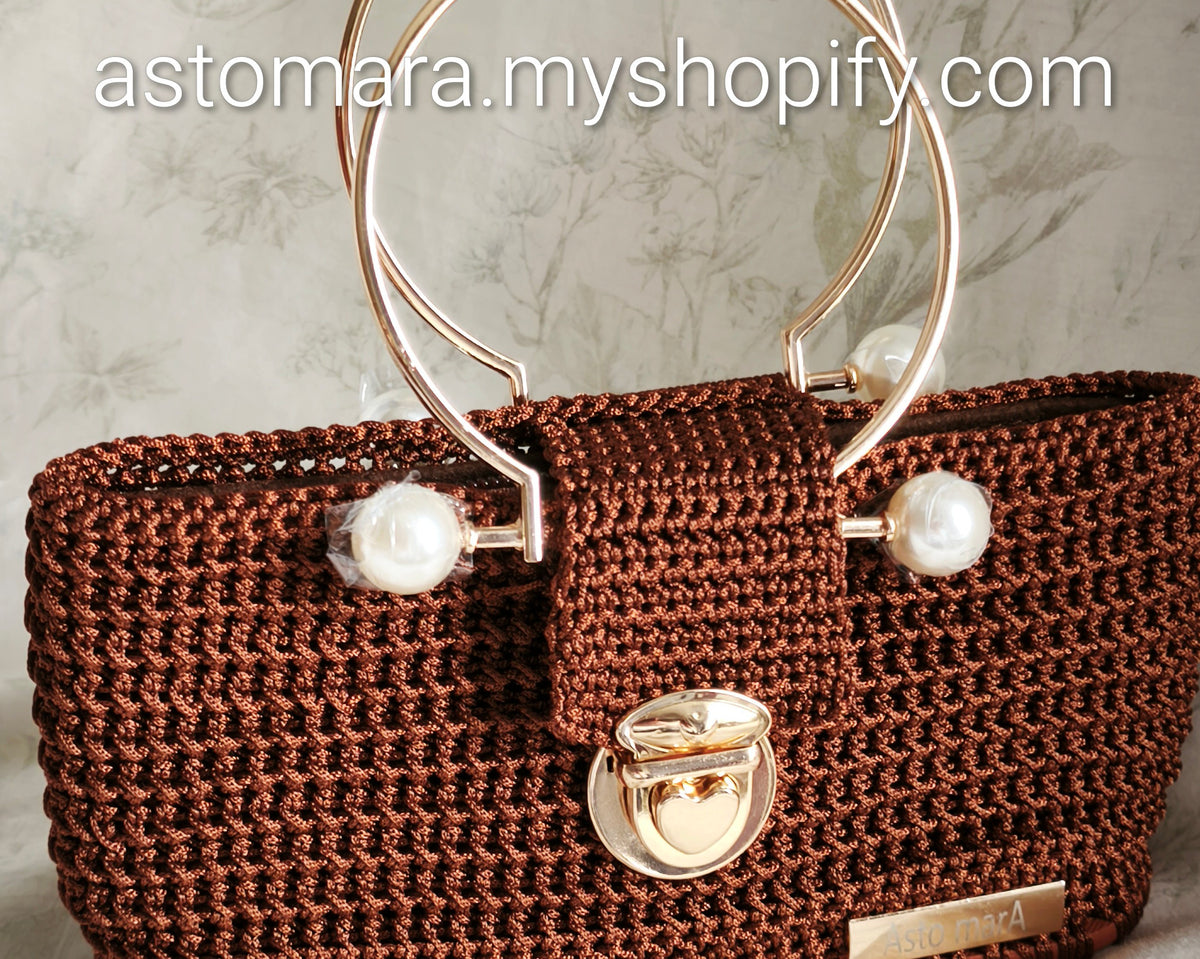 Small brown handbag