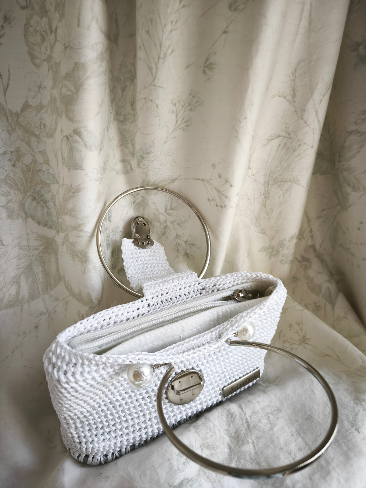Small white purse
